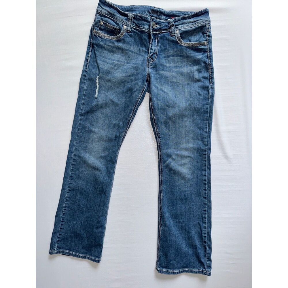 Stetson Y2K Western Embellished Bootcut Jeans | Size 12 Regular